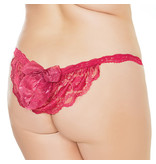 Coquette International Lingerie Merlot Bow Panty
