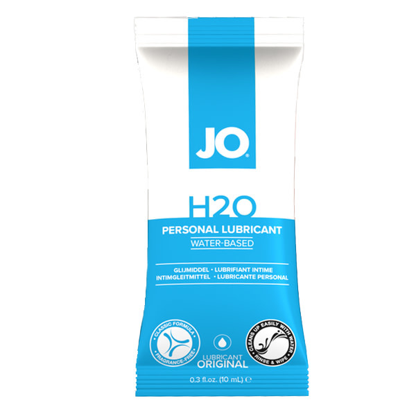 System JO Jo H2O Original Lubricant 0.34 oz (10 ml) Foil Pack