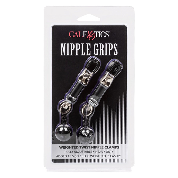 Cal Exotics Nipple Grips Weighted Twist Nipple Clamps