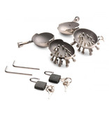 XR Brands Scrotum Egg Shells with Spikes