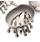 XR Brands Scrotum Egg Shells with Spikes