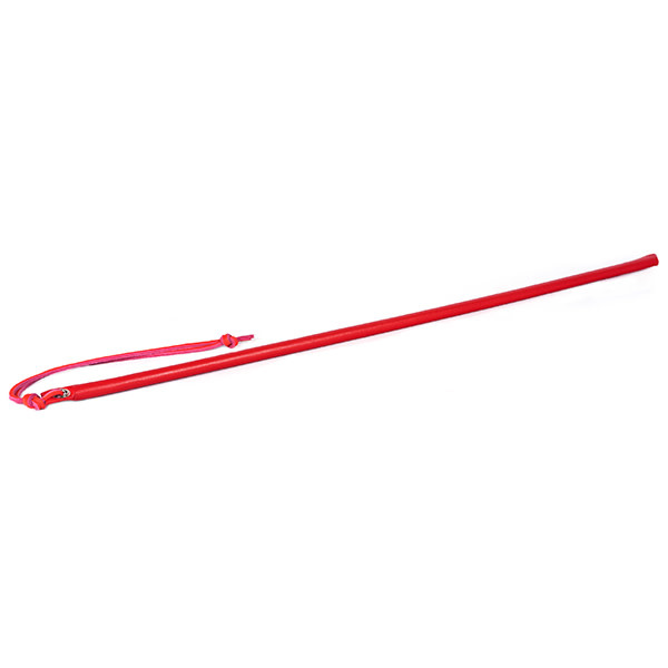 Spartacus Leather Wrapped 24" Cane (Red)