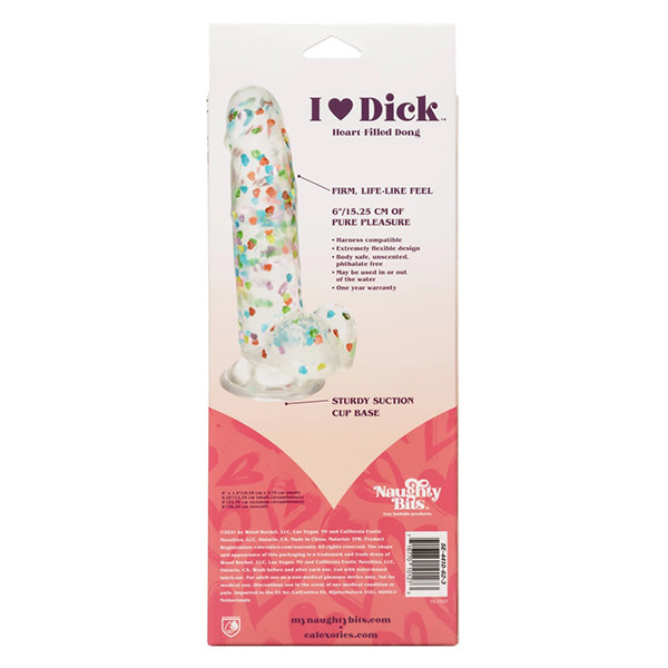 Cal Exotics Naughty Bits: I Love Dick Dildo