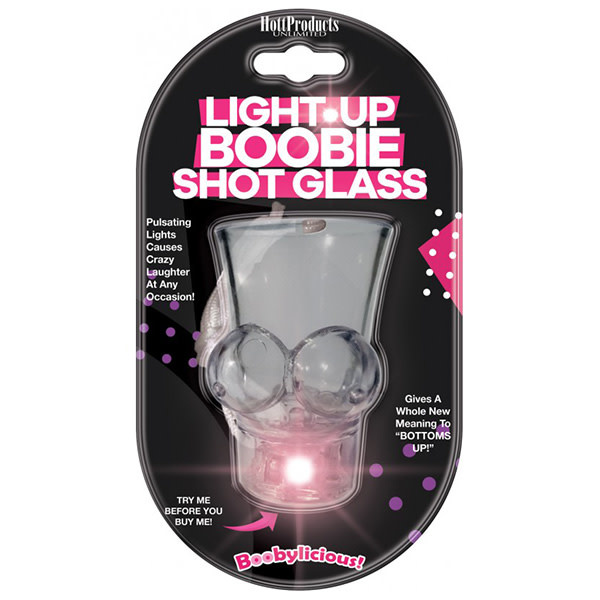 Hott Products Light Up Boobie Shot Glass Hang String
