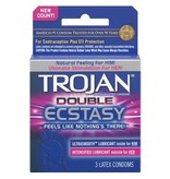 Trojan Condoms Trojan Double Ecstasy Condoms 3 Pack