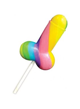 Hott Products Rainbow Cock Pop Sucker