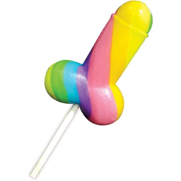 Hott Products Rainbow Cock Pops Sucker