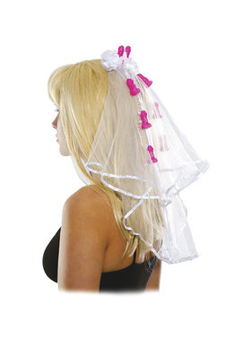 Pipedream Products Bachelorette Pecker Clip Veil