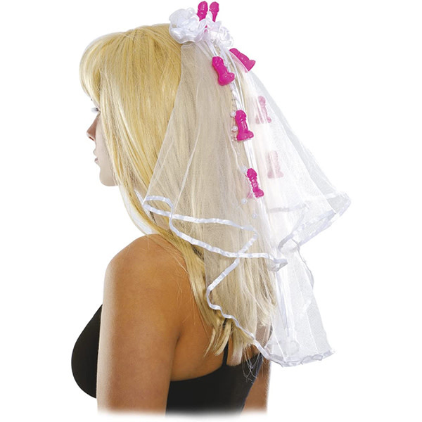 Pipedream Products Bachelorette Pecker Clip Veil