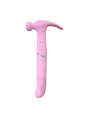 Premium Products Double-Headed Hammer Rechargeable Vibrator (Pink)