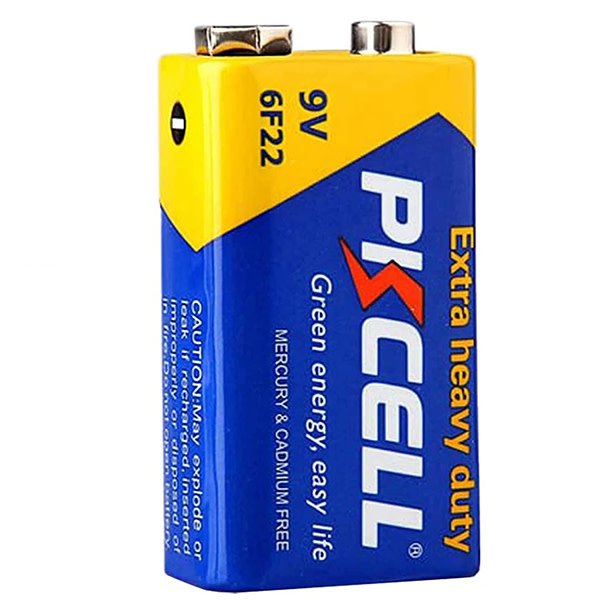 Batteries: 9V