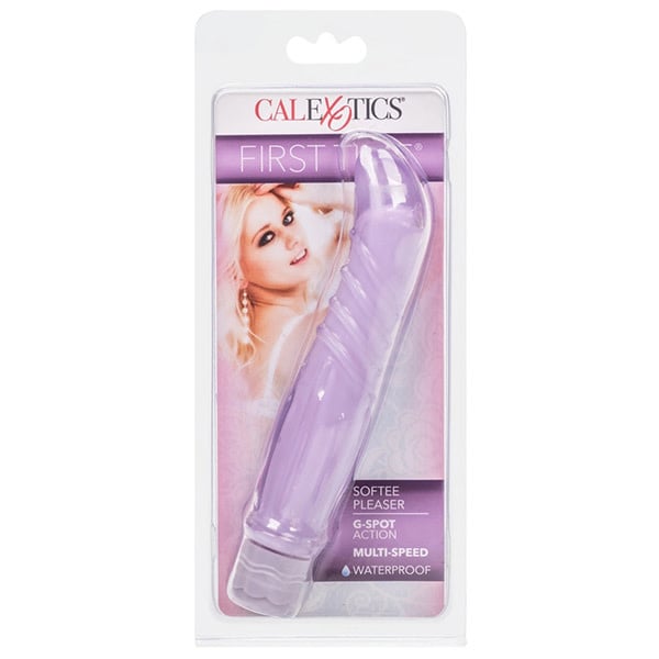 Cal Exotics First Time Softee Pleaser G-Spot Vibe (Purple)