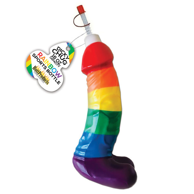 Hott Products Dicky Chug Sports Bottle (Rainbow)