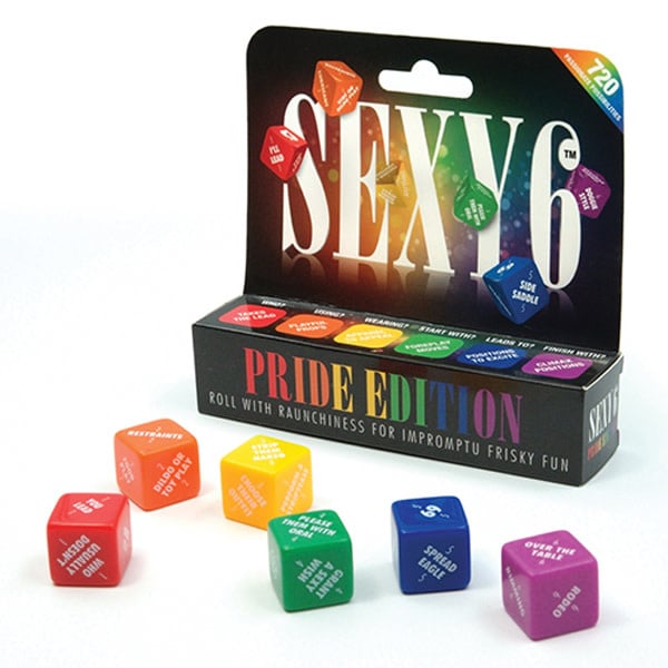 Creative Conceptions LLC Sexy 6 Dice Game: Pride Edition