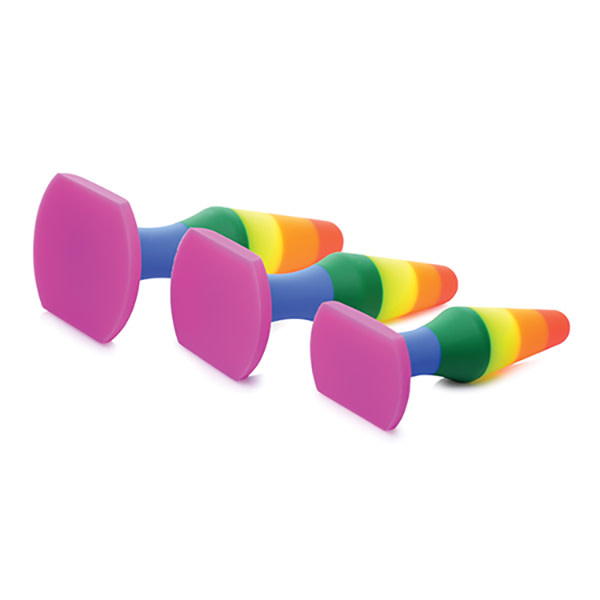 XR Brands Frisky Rainbow Ready Anal Trainer Set