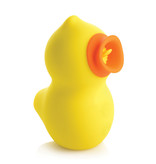XR Brands Shegasm: Sucky Ducky Deluxe Clitoral Stimulator (Yellow)