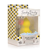 XR Brands Shegasm: Sucky Ducky Deluxe Clitoral Stimulator (Yellow)