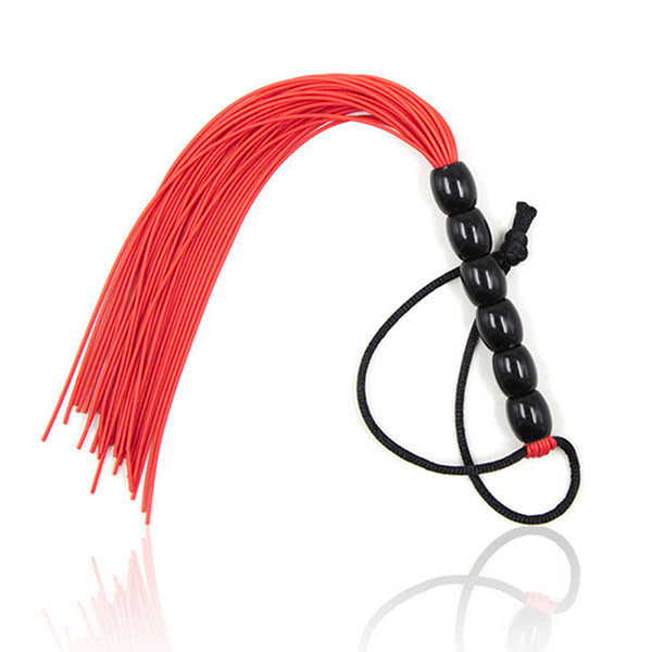 Premium Products Rubber Tickler Whip (Red)