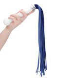 Shots America Toys Chrystalino Whipster Glass Wand and Flogger (White)