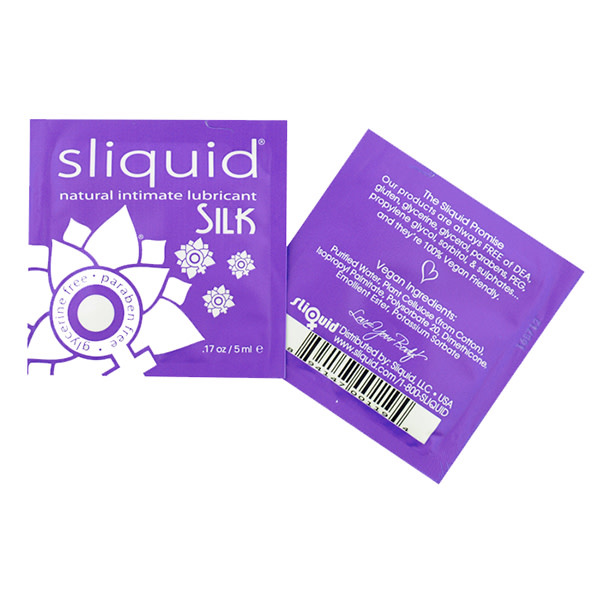 Sliquid Lubricants Sliquid Silk Hybrid Lubricant Foil Pack 0.17 oz (5 ml)