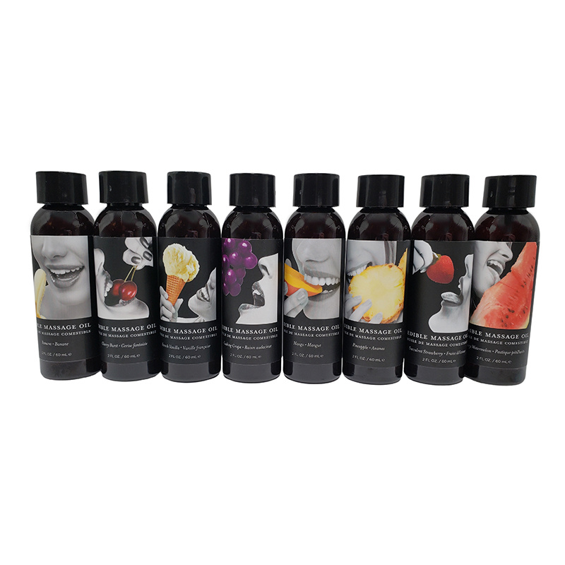 Earthly Body Earthly Body Edible Massage Oil with Hemp 2 oz (60 ml)