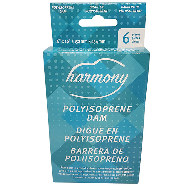 Harmony Polyisoprene Dams 6 Pack