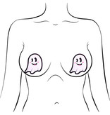 Pastease Brand Pastease Cute White Ghost Nipple Pasties