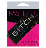 Pastease Brand Pastease Shattered Glass BITCH Bar Nipple Pasties