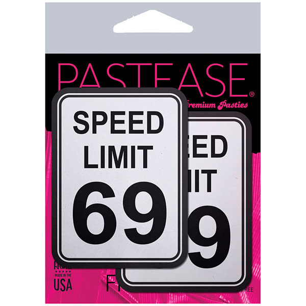 Pastease Brand Pastease Speed Limit 69 Nipple Pasties