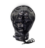 Premium Products Vegan Leather Locking Sensory Hood (Black)