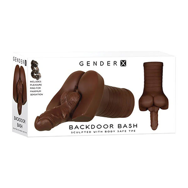 Evolved Toys Gender X Backdoor Bash Masturbator (Dark)