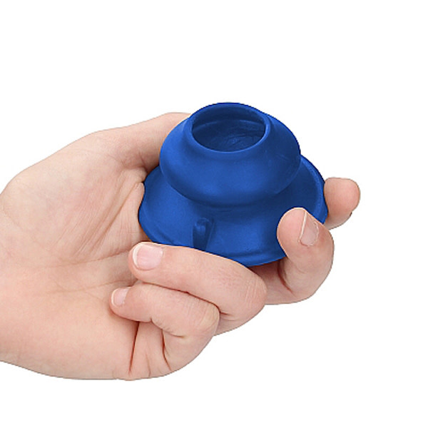 Shots America Toys Chrystalino Universal Silicone Suction Cup (Blue)