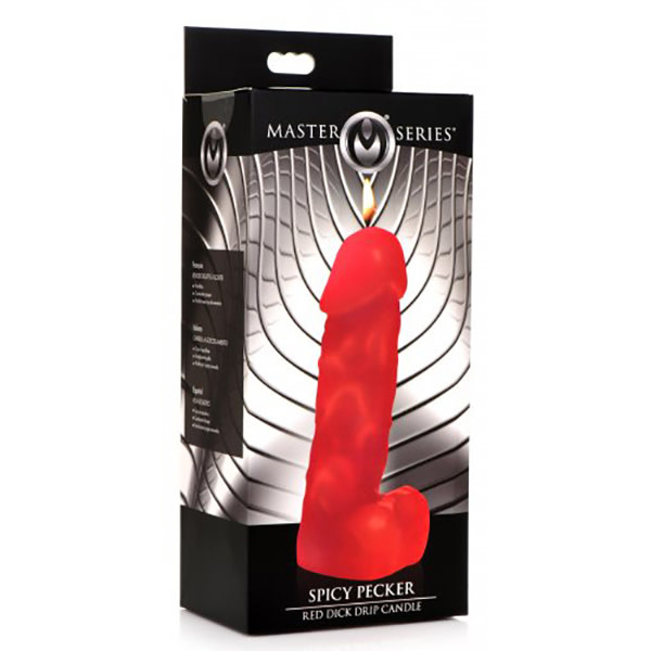 XR Brands Spicy Pecker Red Dick Drip Candle