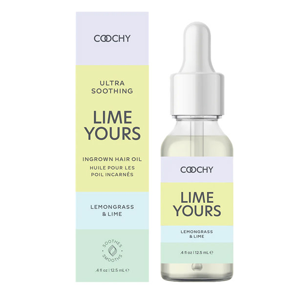 Classic Brands Coochy Ultra Soothing Ingrown Hair Oil (Lemongrass & Lime) 0.4 oz (12.5 ml)
