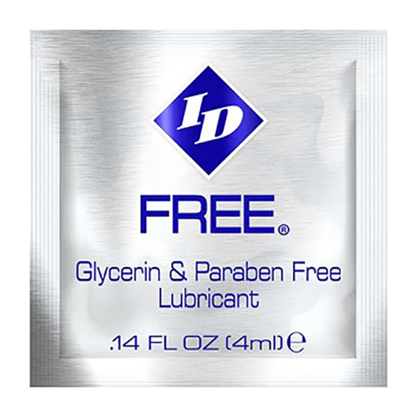 ID Lubricants ID Free Hypoallergenic Lubricant Foil Pack 0.14 oz (4 ml)