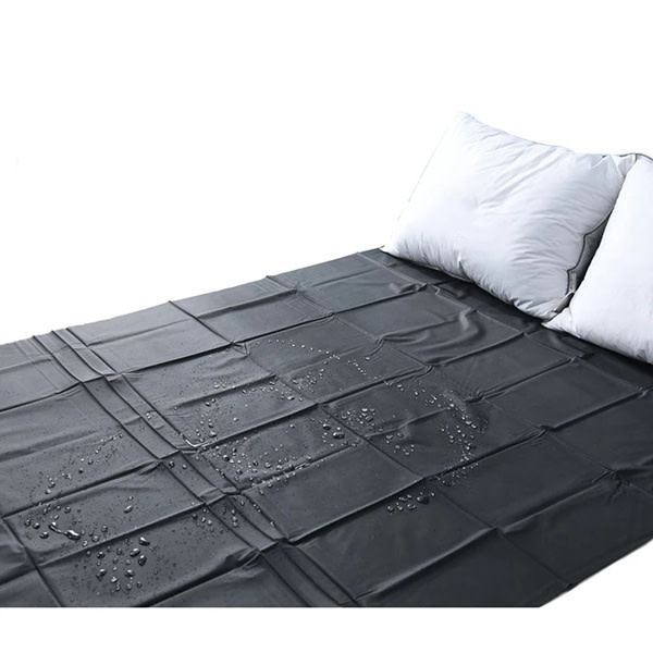 Premium Products Waterproof Black Rubber Flat Sheet (7' x 4')