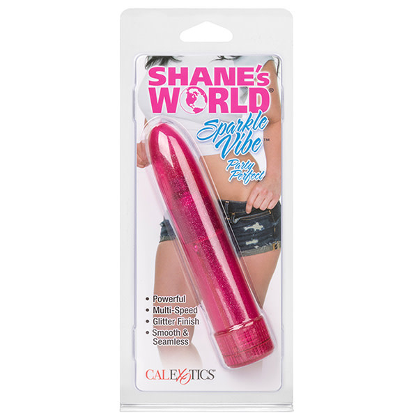 Cal Exotics Shane's World Sparkle Vibe (Pink)