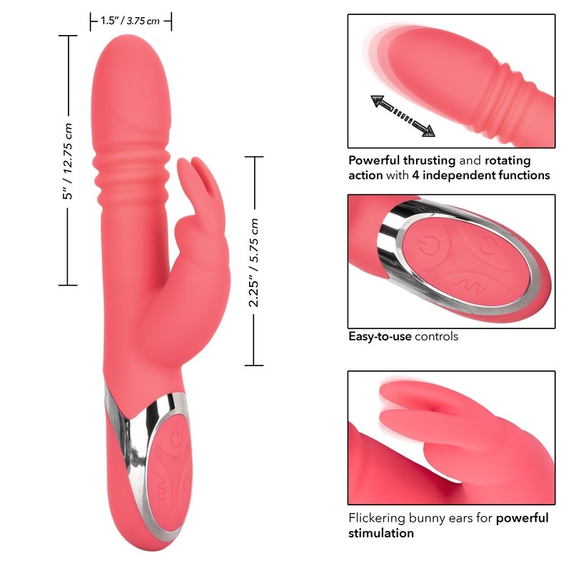 Cal Exotics Enchanted Exciter Thrusting Rabbit Vibe