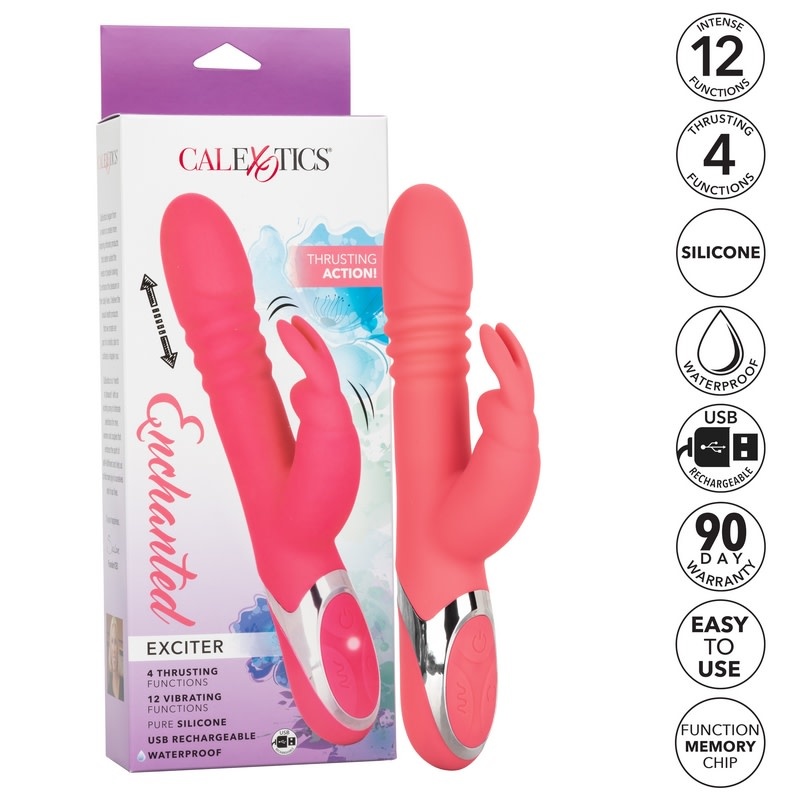 Cal Exotics Enchanted Exciter Thrusting Rabbit Vibe