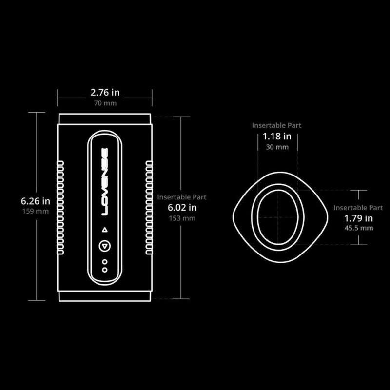 Lovense Toys Lovense: Calor Bluetooth Warming & Vibrating Male Masturbator