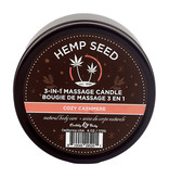 Earthly Body Hemp Seed 3-in-1 Holiday Massage Candle (Cozy Cashmere) 6 oz (170 g)
