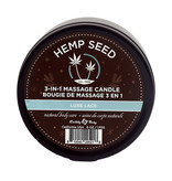 Earthly Body Hemp Seed 3-in-1 Holiday Massage Candle (Luxe Lace) 6 oz (170 g)