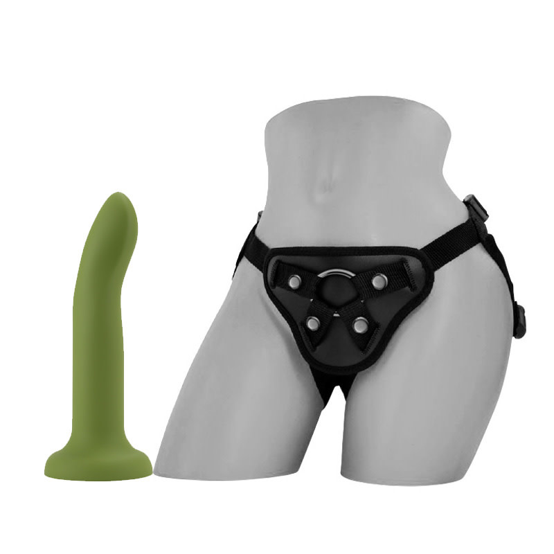 Nobü Toys Nobü DG20 Strap-On Harness Set w/ Dong (Army Green)
