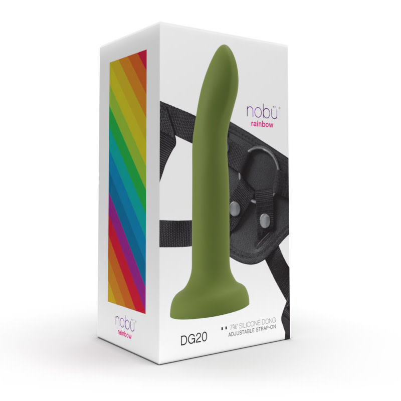 Nobü Toys Nobü DG20 Strap-On Harness Set w/ Dong (Army Green)