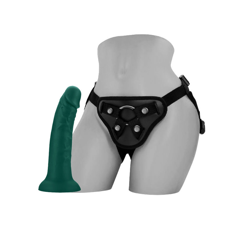 Nobü Toys Nobü DG14 Strap-On Harness Set with Emerald Dong