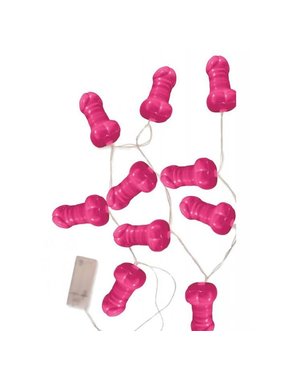 Hott Products Light Up Pink Pecker String Party Lights