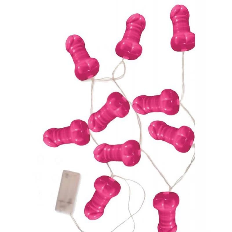 Hott Products Light Up Pink Pecker String Party Lights