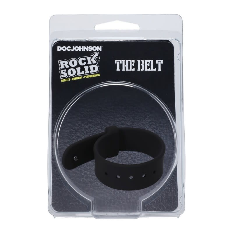 Doc Johnson Toys Rock Solid: The Belt Silicone Adjustable C-Ring