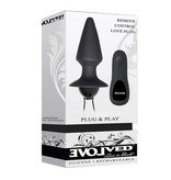 Evolved Toys Evolved Plug & Play Butt Plug Vibrator With Remote Control