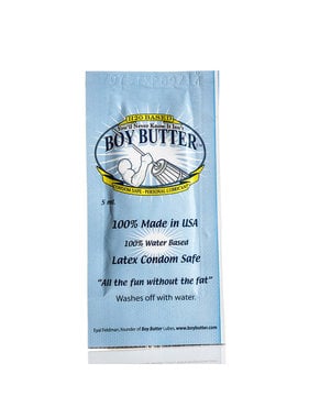 Boy Butter Personal Lubricant Boy Butter H2O Lubricant Foil Pack